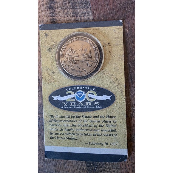 Surveying commemorative coin, NOAA‎ 200 years from 2007